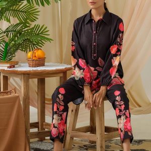 Women’s Dress Batik V-Neck CO-ODS Set for Women - Image 5