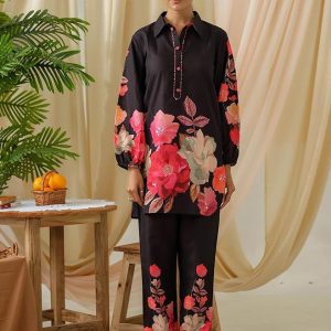 Women’s Dress Batik V-Neck CO-ODS Set for Women - Image 4