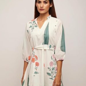 Women’s Rayon Co Ord Set For Women | Co Ord Set For Women Stylish | Kurta Set For Women | Kurta Set | Ethnic Co Ord Set For Women | 3/4 Sleeve Co-Ord Set - Image 2